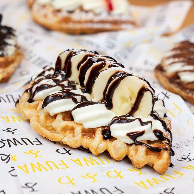 chocolate banana croffle