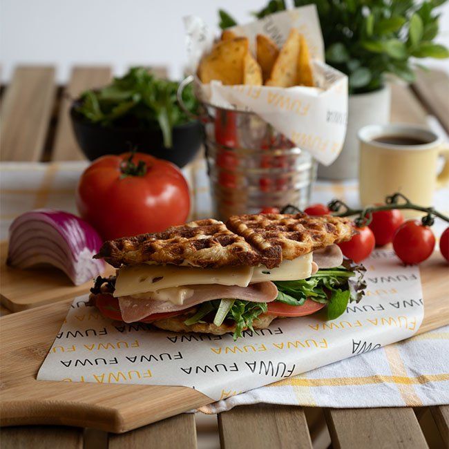 ham & cheese croffle