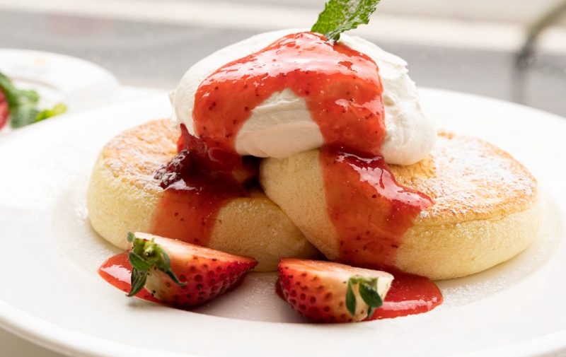 strawberry pancakes